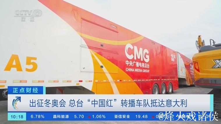 冬奥出发!总台“中国红”转播车队抵达意大利 冬奥出发!总台“中国红”转播车队抵达意大利